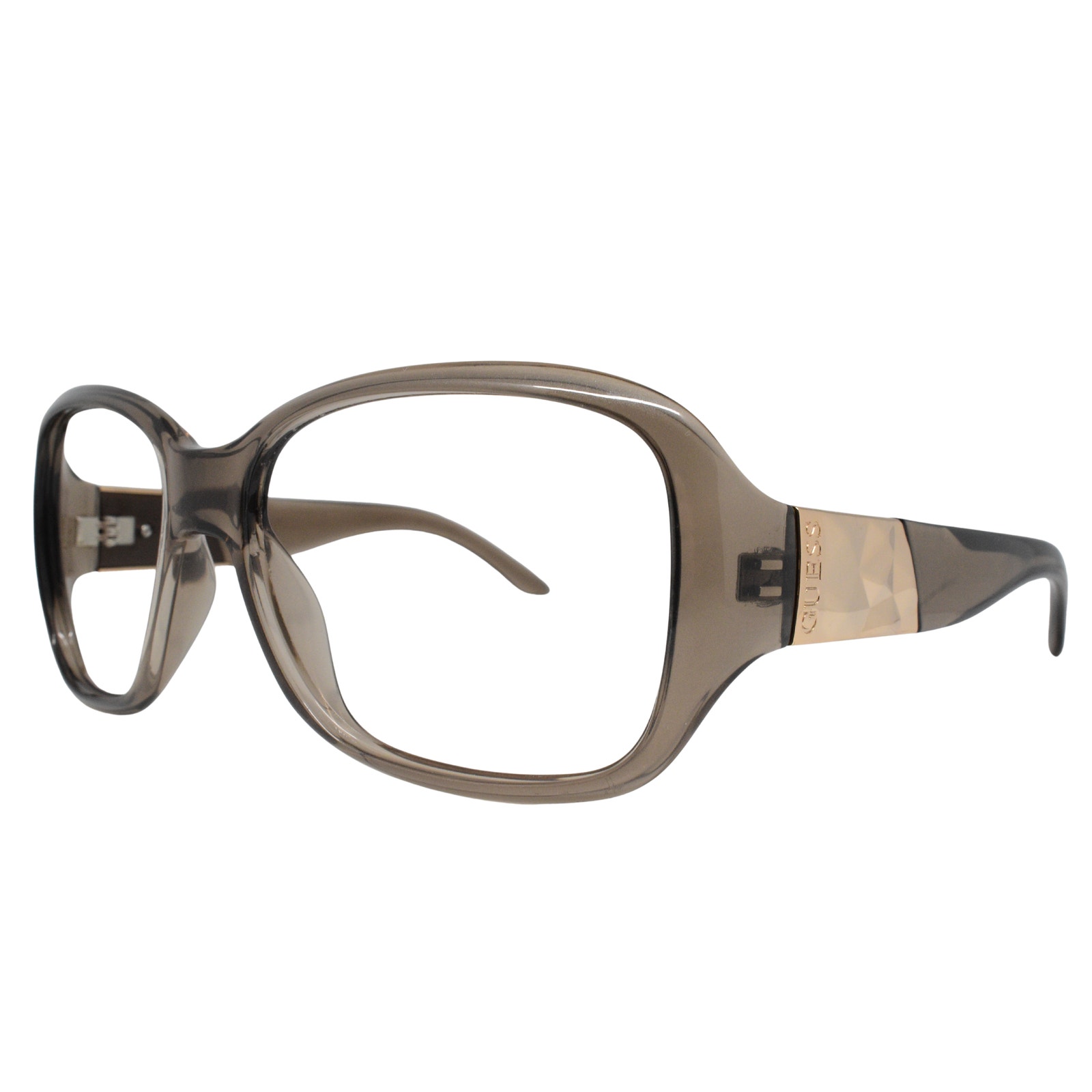 Guess Gray/Gold Women's Sunglasses Frames Only - Good Condition